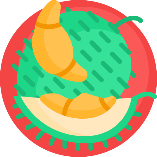 durian Detailed Flat Circular Flat icono