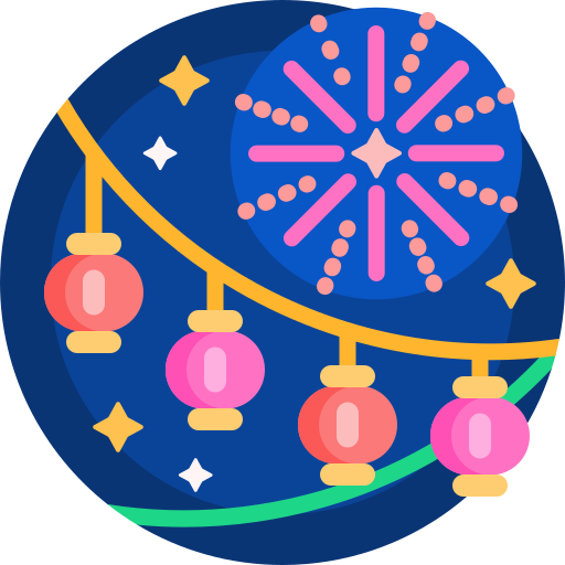 Fireworks Detailed Flat Circular Flat icon