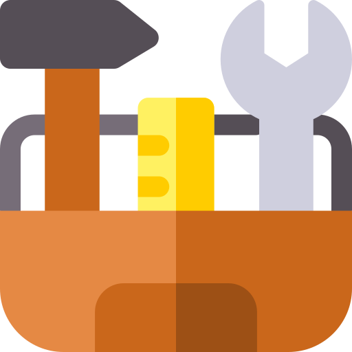 kit de herramientas Basic Rounded Flat icono