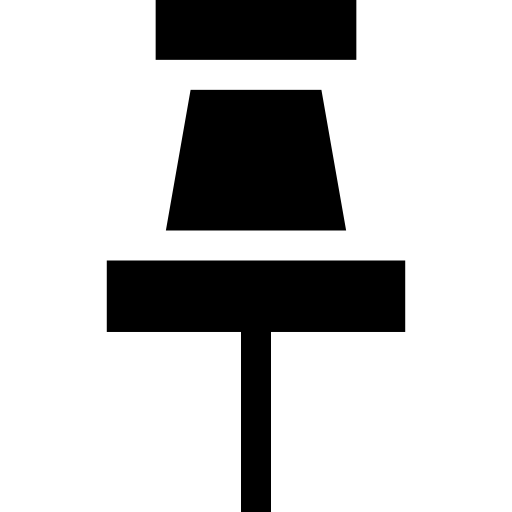 puntina da disegno Basic Straight Filled icona