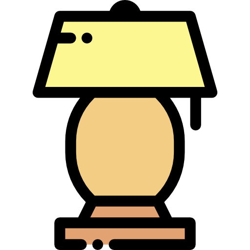 lampe Detailed Rounded Lineal color icon