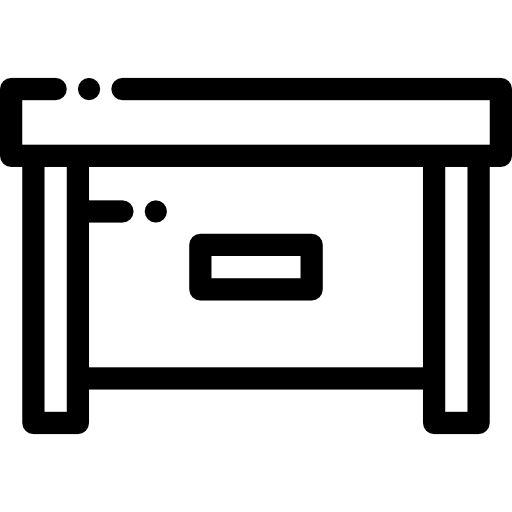 Nightstand Detailed Rounded Lineal icon