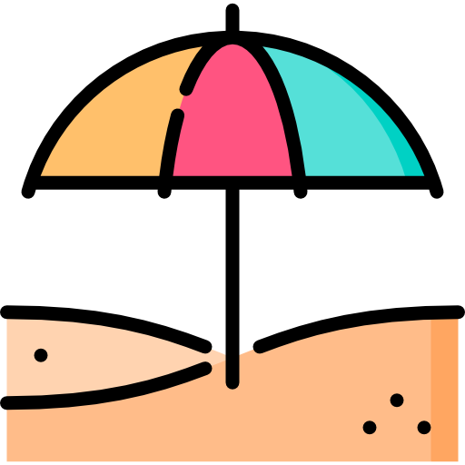 日傘 Special Lineal color icon
