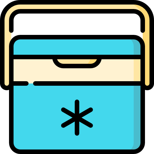 tragbarer kühlschrank Special Lineal color icon