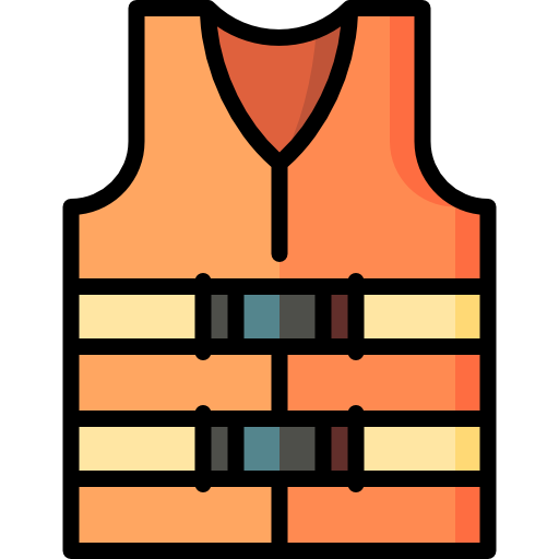 Life jacket Special Lineal color icon
