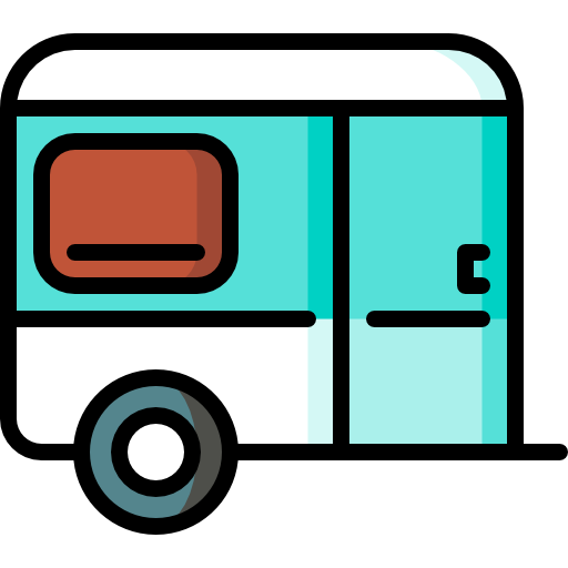 caravana Special Lineal color icono