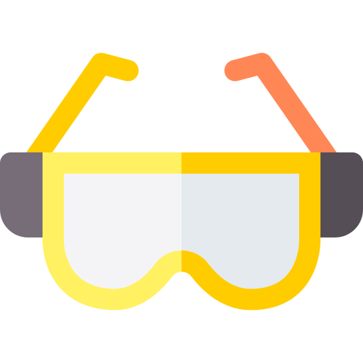 Защитные очки Basic Rounded Flat иконка