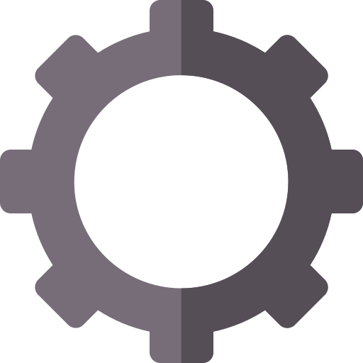 Gear Basic Rounded Flat icon