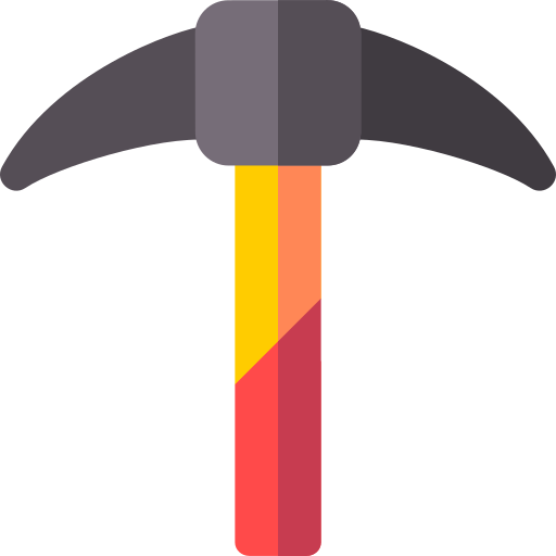 ピックハンマー Basic Rounded Flat icon