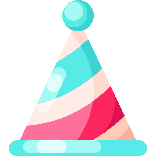 Party hat Special Shine Flat icon