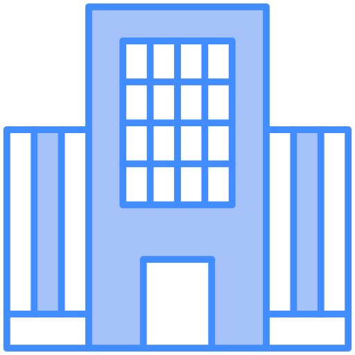 budynek biurowy Generic Blue ikona