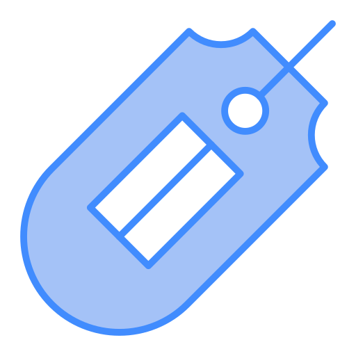 etikett Generic Blue icon