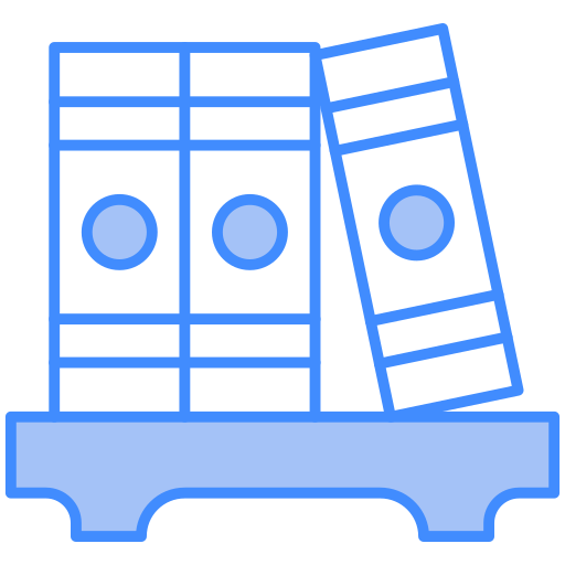 서류 Generic Blue icon