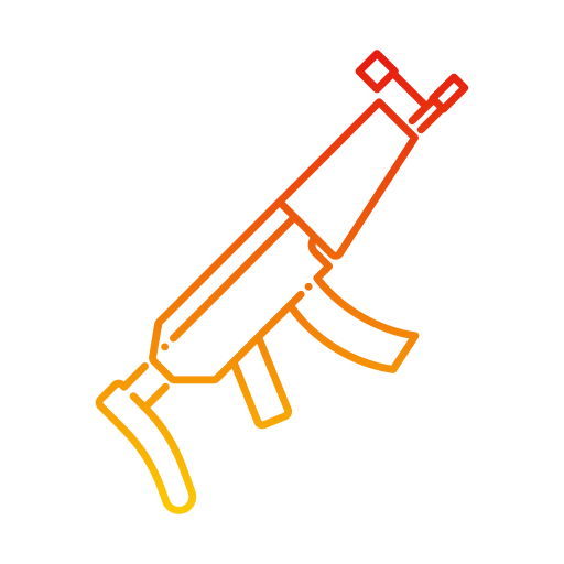 machinepistool Generic Gradient icoon