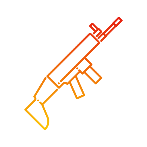 Assault rifle Generic Gradient icon