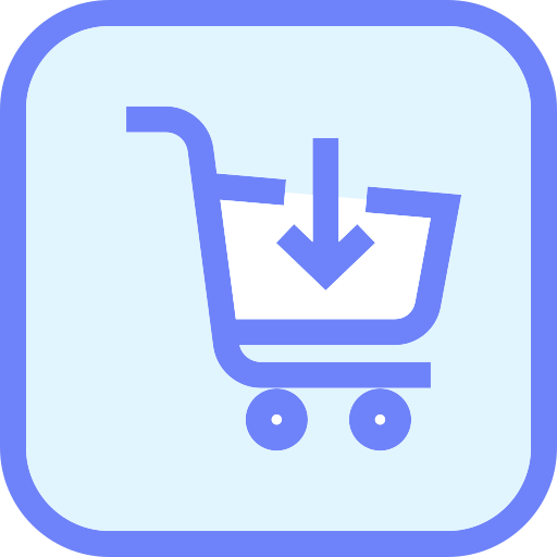 Add cart Generic Blue icon