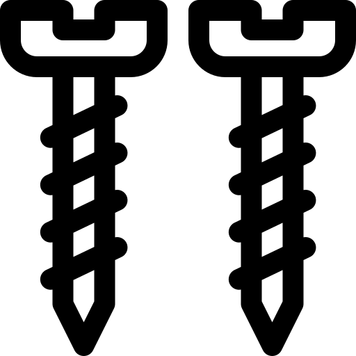 des vis Basic Rounded Lineal Icône