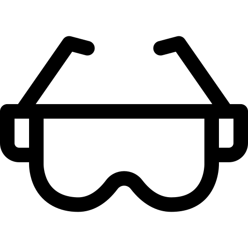 veiligheidsbril Basic Rounded Lineal icoon