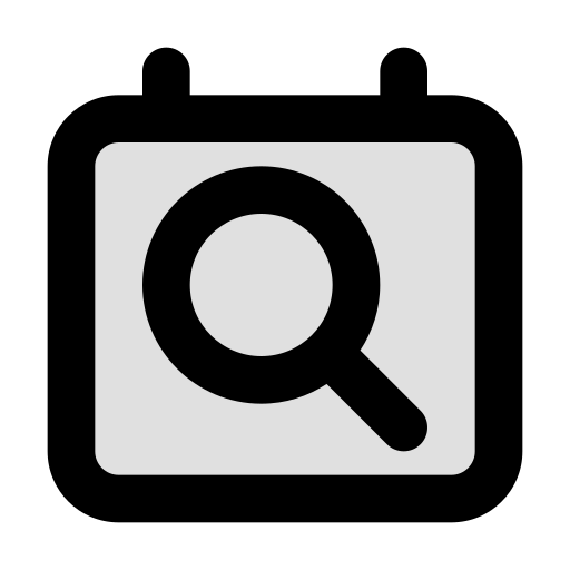 달력 Generic Outline Color icon