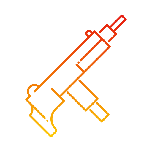 submetralhadora Generic Gradient Ícone