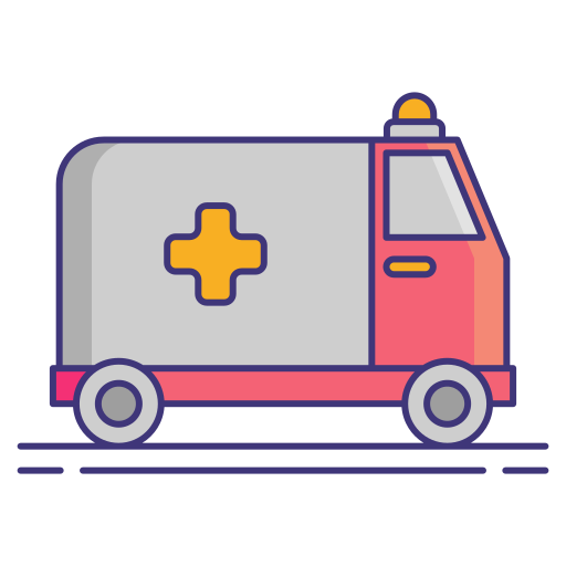 ambulanza Flaticons Lineal Color icona