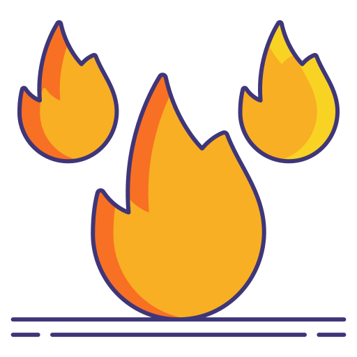 火 Flaticons Lineal Color icon