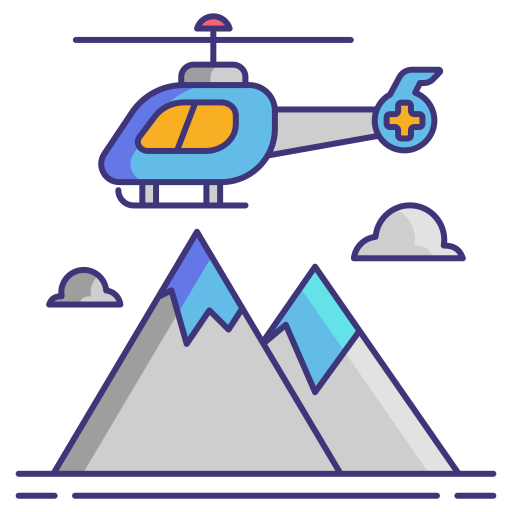 山 Flaticons Lineal Color icon
