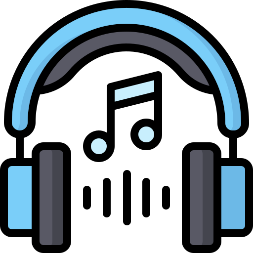 Headphones bqlqn Lineal Color icon