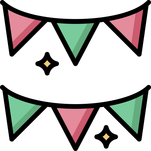 Garlands bqlqn Lineal Color icon