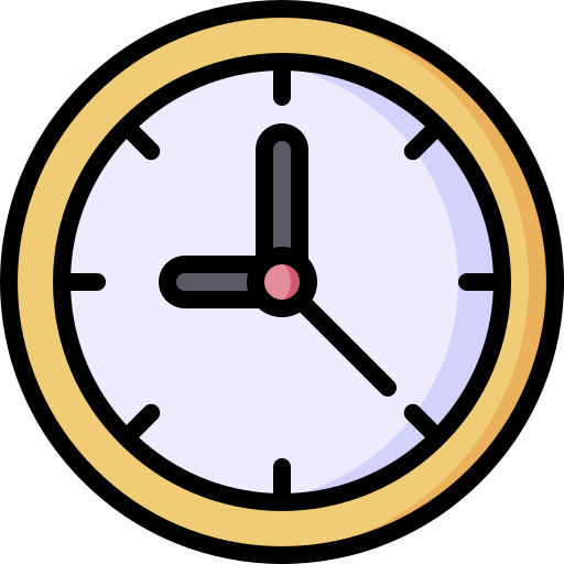 Clock bqlqn Lineal Color icon