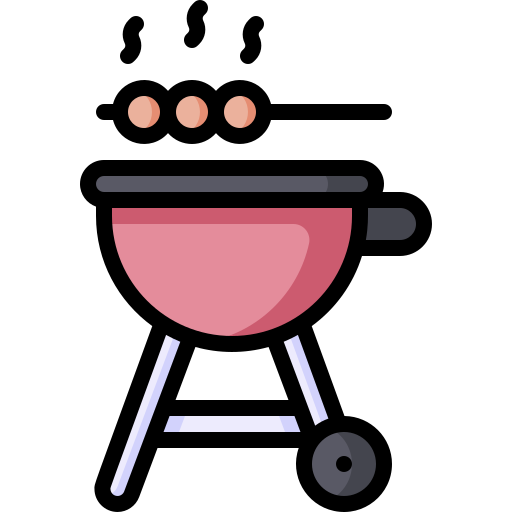 barbecue bqlqn Lineal Color icona
