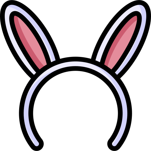 orecchie da coniglio bqlqn Lineal Color icona