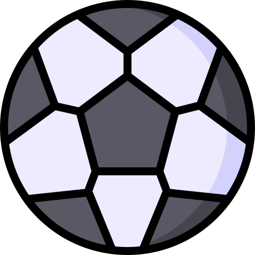 fußball bqlqn Lineal Color icon