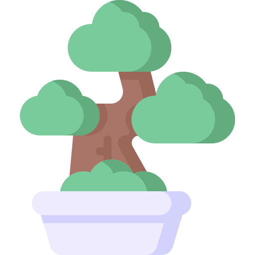 bonsai bqlqn Flat ikona
