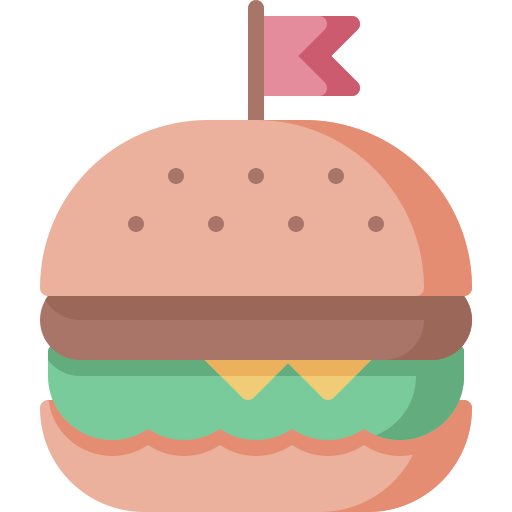 Burger bqlqn Flat icon