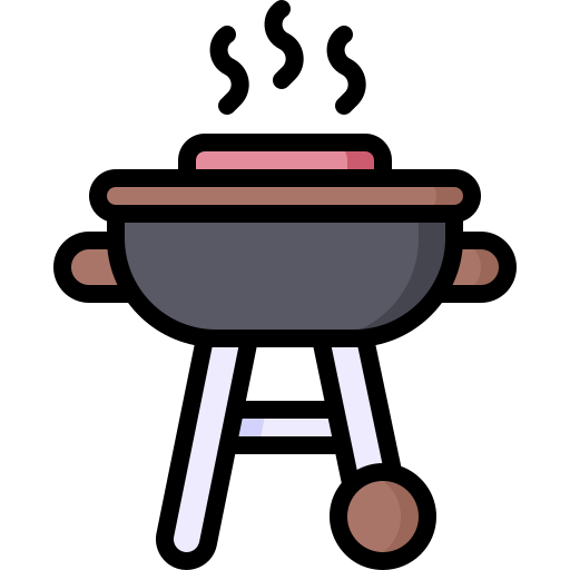 Barbecue bqlqn Lineal Color icon