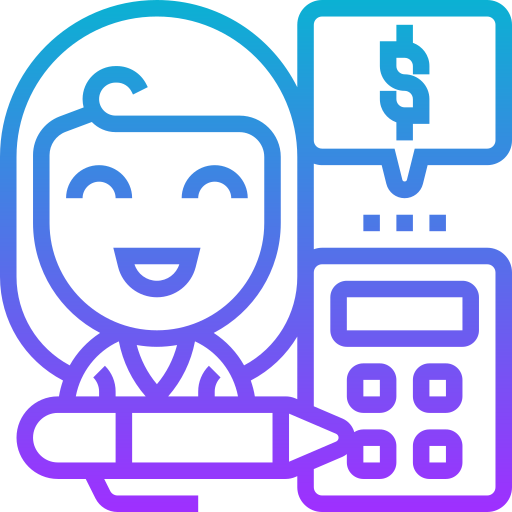 Accounting Meticulous Gradient icon
