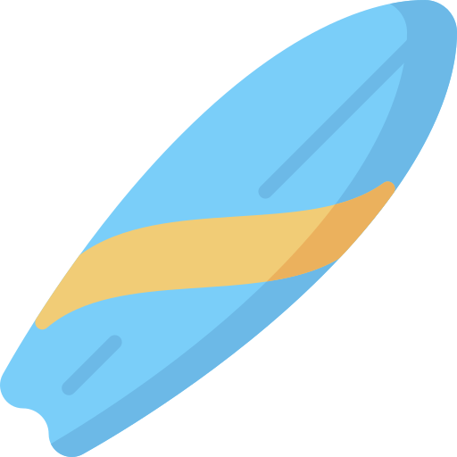 Surfboard bqlqn Flat icon