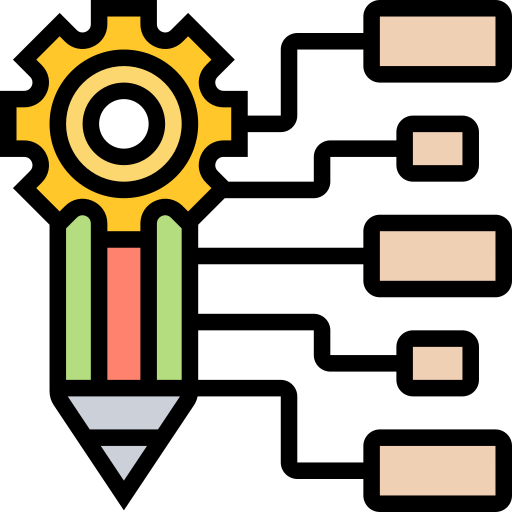 Business plan Meticulous Lineal Color icon