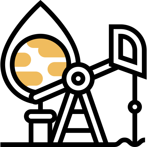 化石燃料 Meticulous Yellow shadow icon