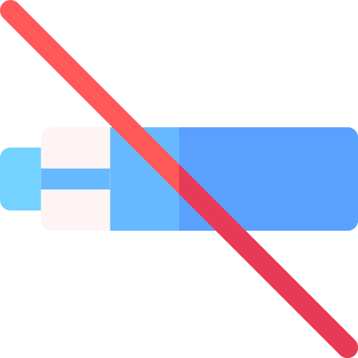 elektronische zigarette Basic Rounded Flat icon