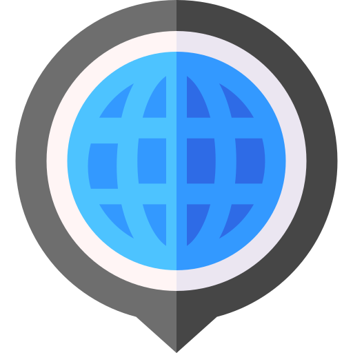 globaal Basic Straight Flat icoon