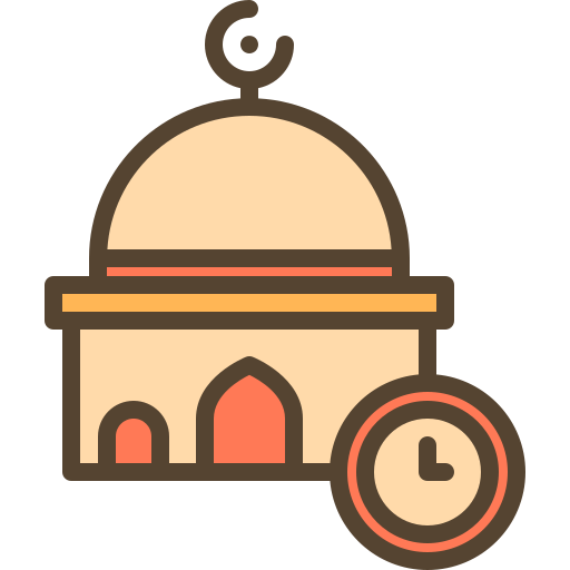 モスク Berkahicon Lineal Color icon