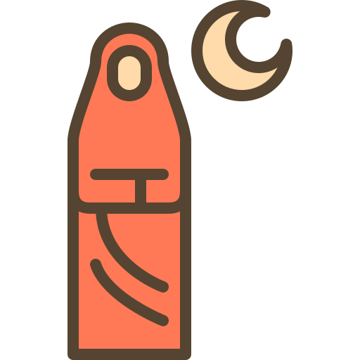 muslimah Berkahicon Lineal Color icono