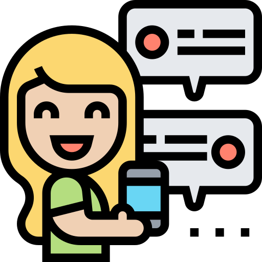 Online chat Meticulous Lineal Color icon