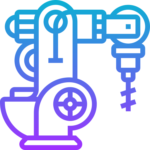 machine Meticulous Gradient Icône