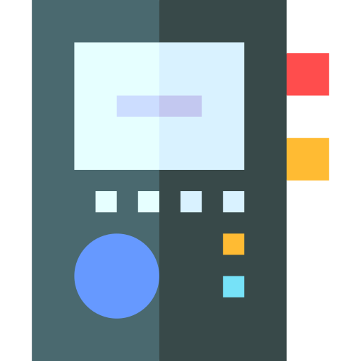 Voice recorder Basic Straight Flat icon