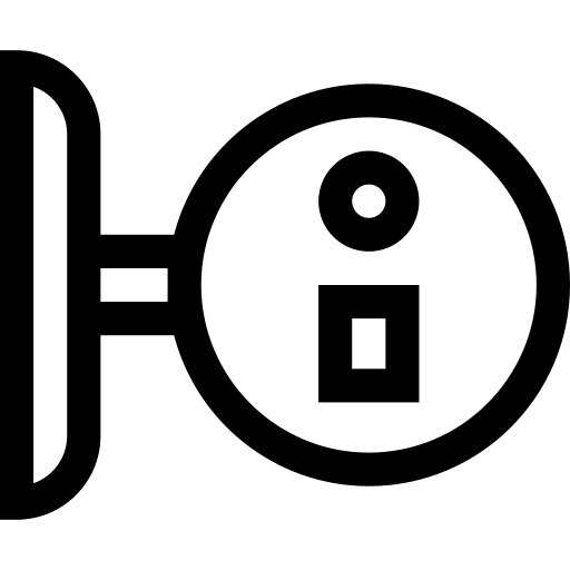 sinal de informação Basic Straight Lineal Ícone