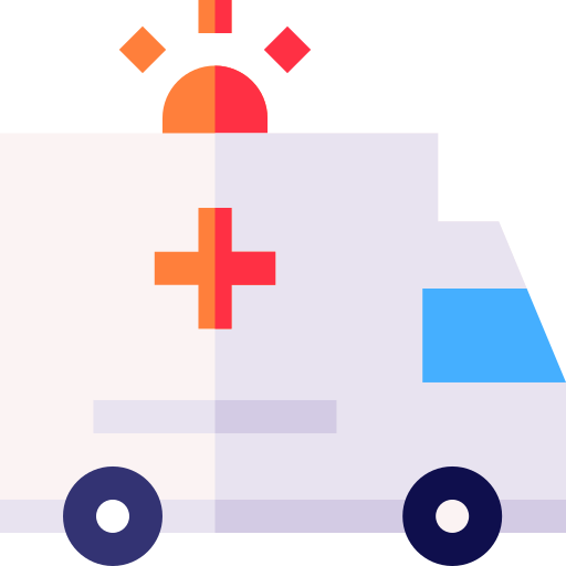 krankenwagen Basic Straight Flat icon