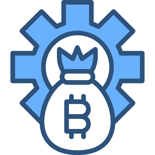 geld management Generic Blue icon
